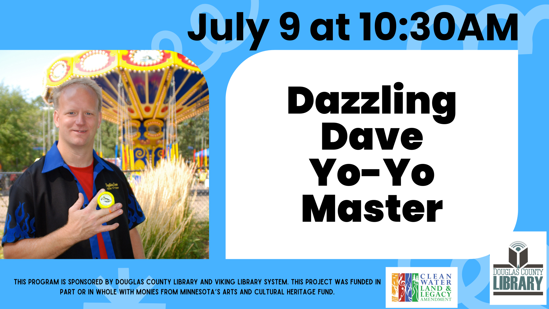 Dazzling Dave Yo-Yo Master Monitor
